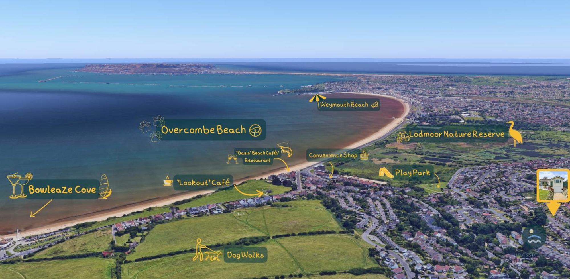 Seafeathers - Luxury Holiday Home With Sea Views Overcombe Extérieur photo